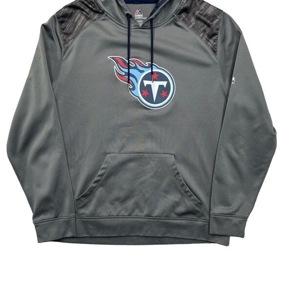 Majestic Men's Thermal Base Tennessee Titans Hoodie - Picture 4 of 10